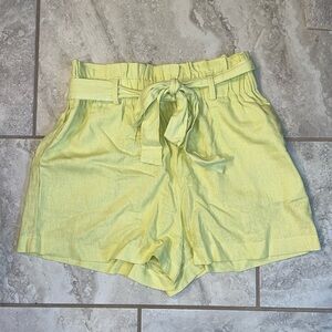 High Waisted Tie Shorts